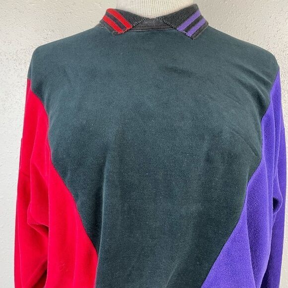 Vintage Cherry Hill Collared Sweatshirt Size M EUC - Picture 2 of 5